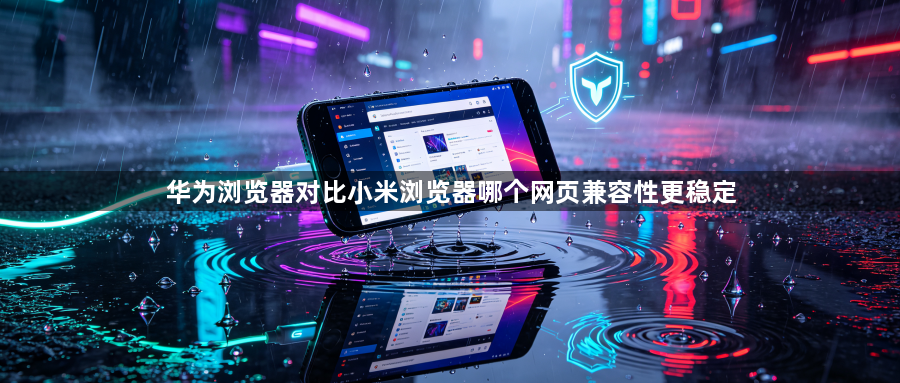 华为浏览器对比小米浏览器哪个网页兼容性更稳定1