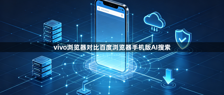 vivo浏览器对比百度浏览器手机版AI搜索1
