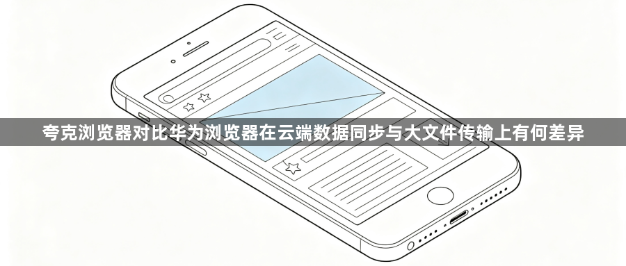 夸克浏览器对比华为浏览器在云端数据同步与大文件传输上有何差异1
