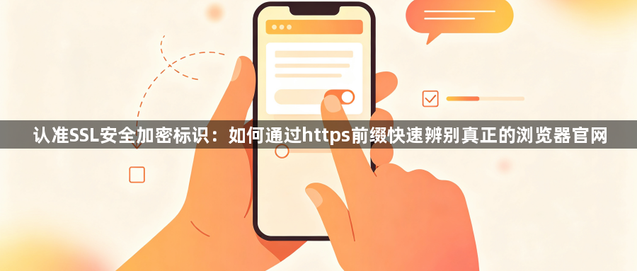 认准SSL安全加密标识：如何通过https前缀快速辨别真正的浏览器官网1