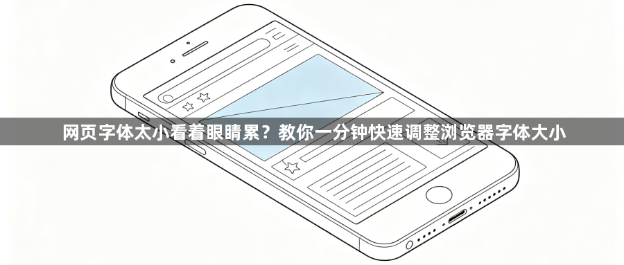 网页字体太小看着眼睛累?教你一分钟快速调整浏览器字体大小1