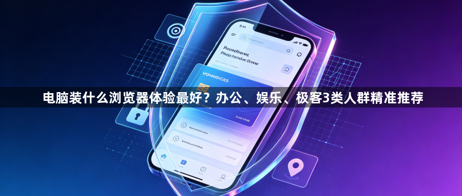 电脑装什么浏览器体验最好？办公、娱乐、极客3类人群精准推荐1
