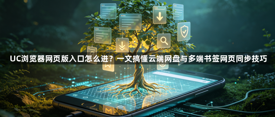 UC浏览器网页版入口怎么进?一文搞懂云端网盘与多端书签网页同步技巧1