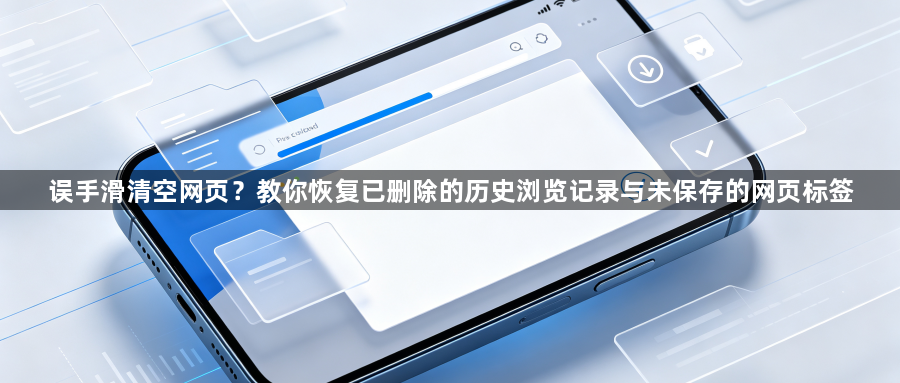 误手滑清空网页?教你恢复已删除的历史浏览记录与未保存的网页标签1