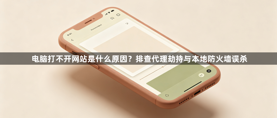 电脑打不开网站是什么原因?排查代理劫持与本地防火墙误杀1