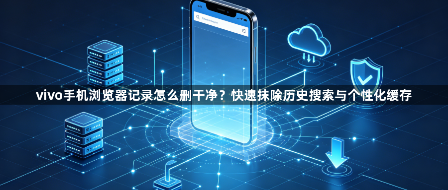 vivo手机浏览器记录怎么删干净?快速抹除历史搜索与个性化缓存1